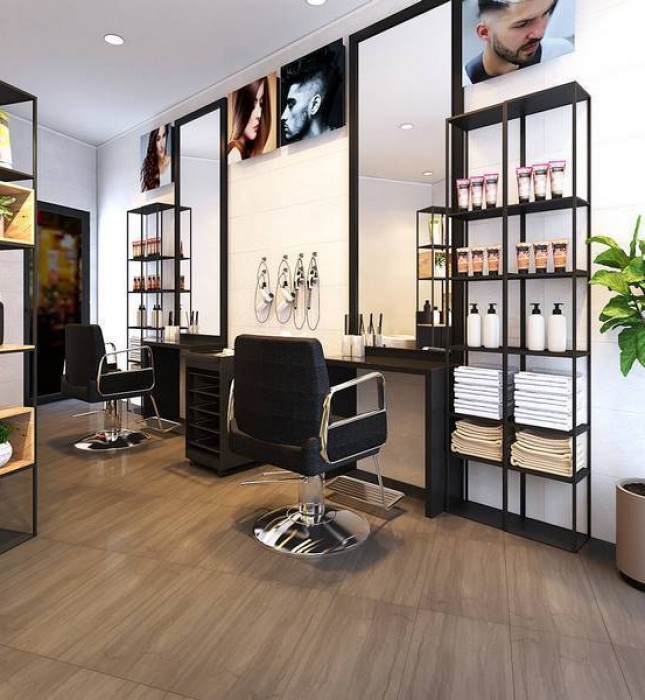 Thiết kế nội thất Salon tóc HAIR SALON (Tân Bình)