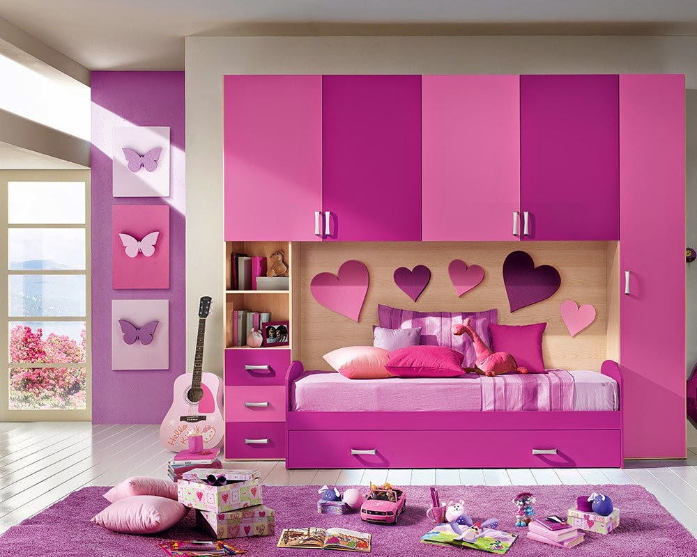 5 mẫu thiết kế nội thất phòng ngủ bé gái đẹp