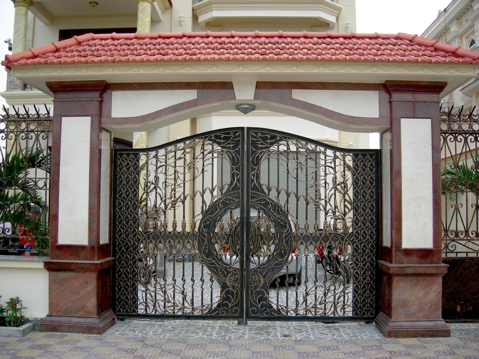 Những cách thiết kế cổng nhà theo phong thủy