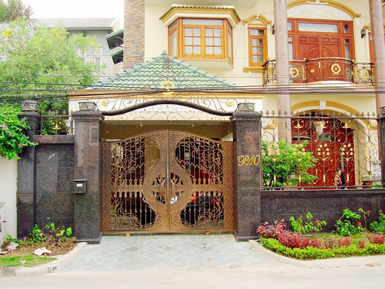 Những cách thiết kế cổng nhà theo phong thủy