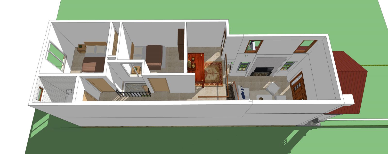 Nội thất nhà cấp 4 đẹp ở nông thôn