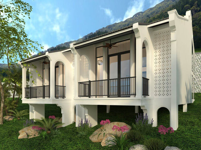 Thiết kế kiến trúc ngôi nhà như một resort thu nhỏ ở ngoại ô Hà Nội Thiet-ke-kien-truc-2