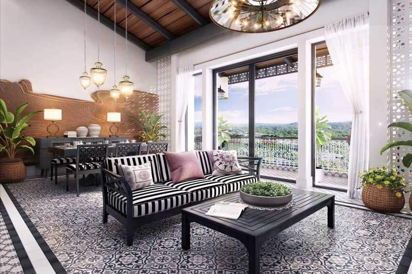 Thiết kế kiến trúc ngôi nhà như một resort thu nhỏ ở ngoại ô Hà Nội Thiet-ke-kien-truc-3