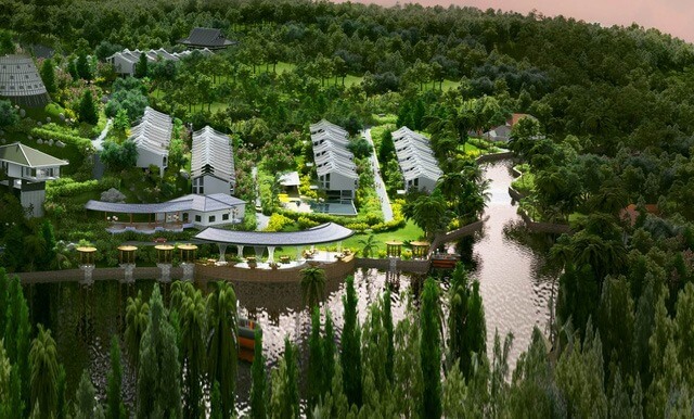 Thiết kế kiến trúc ngôi nhà như một resort thu nhỏ ở ngoại ô Hà Nội Thiet-ke-kien-truc-5
