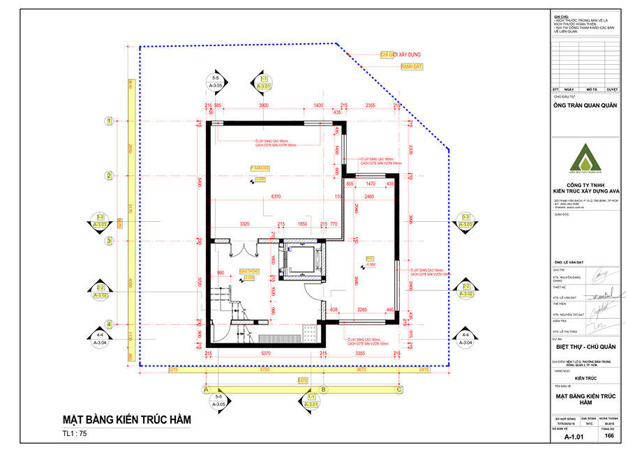 Thiết kế kiến trúc Biệt thự chú Quân (Quận 2)