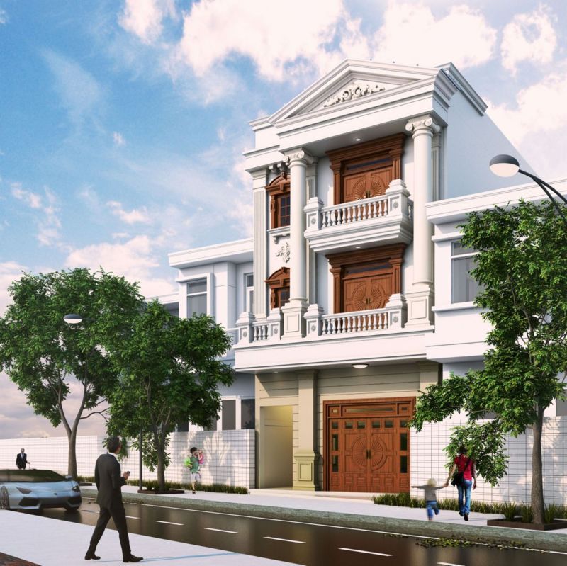 Thiết kế kiến trúc nhà chú Việt (Gò Vấp)