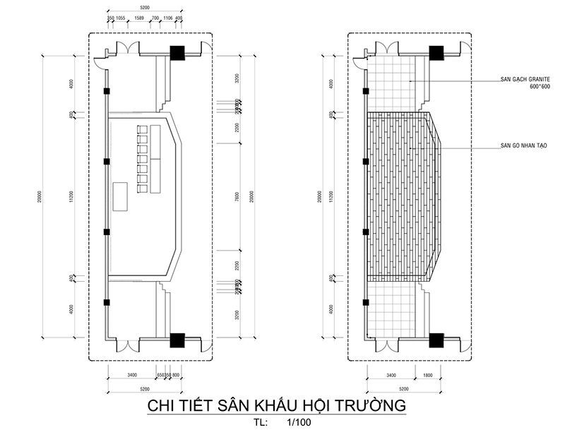 Thiết kế nội thất Hội trường Chùa Việt Nam Quốc Tự (Quận 10)