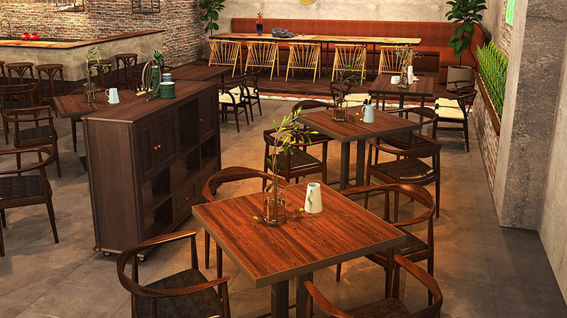 Thiết kế nội thất Nhà Hàng Chay - CAFE ZEN (Âu Cơ - Tân Bình)