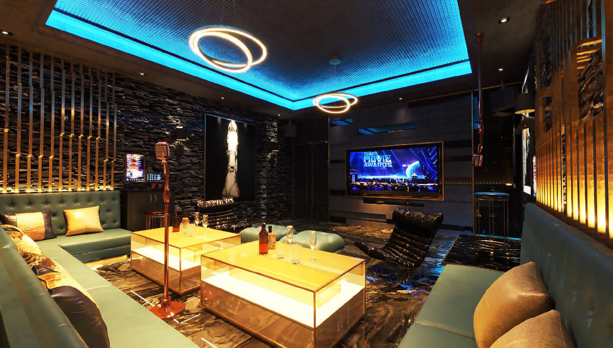 Thiết kế nội thất quầy bar, karaoke
